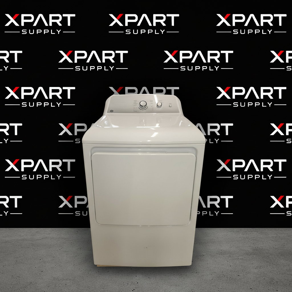 Used GE Dryer with XPart Supply branded background