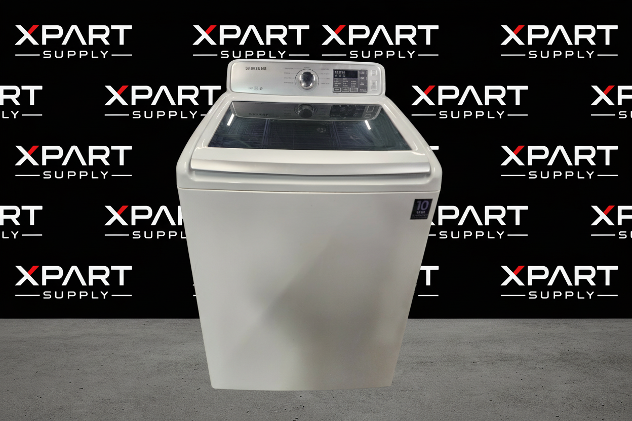 Used Samsung Washer with XPart Supply branded background