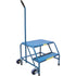 Tilt-N-Roll Step Stands, 2 Step(s), 24" L x 29" W x 19" H, 300 lbs. Capacity