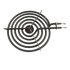 XPart Supply electric stove coil burner heating element replacement part in black