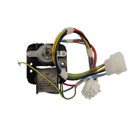 XPart Supply electric motor with multicolor wires and white connectors for appliance repair