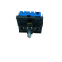W10857622 range surface element switch with metal shaft and blue plastic housing by XPart Supply