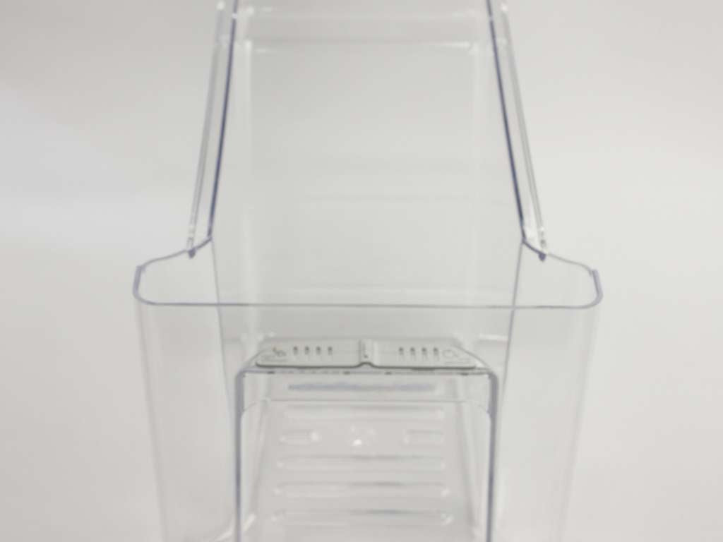 Clear plastic W10373941 crisper drawer replacement for refrigerator storage