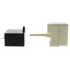 W10613606 refrigerator start device in black and white components isolated on black background