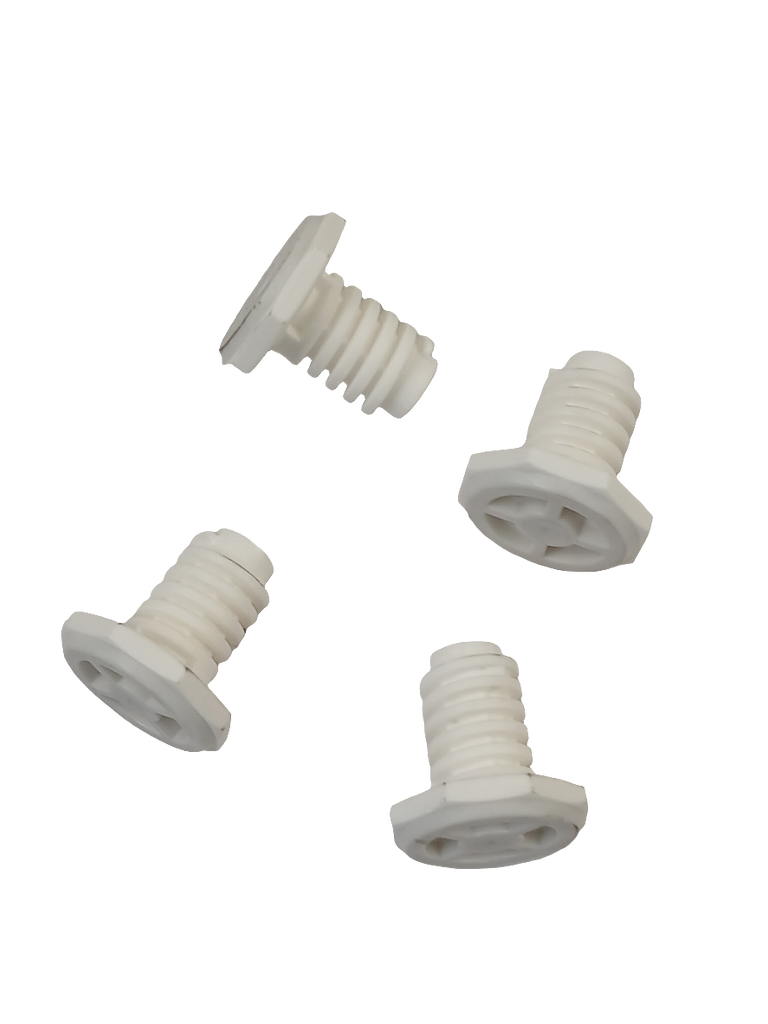 XPart Supply white plastic screws for W10869845 dryer stacking kit replacement parts