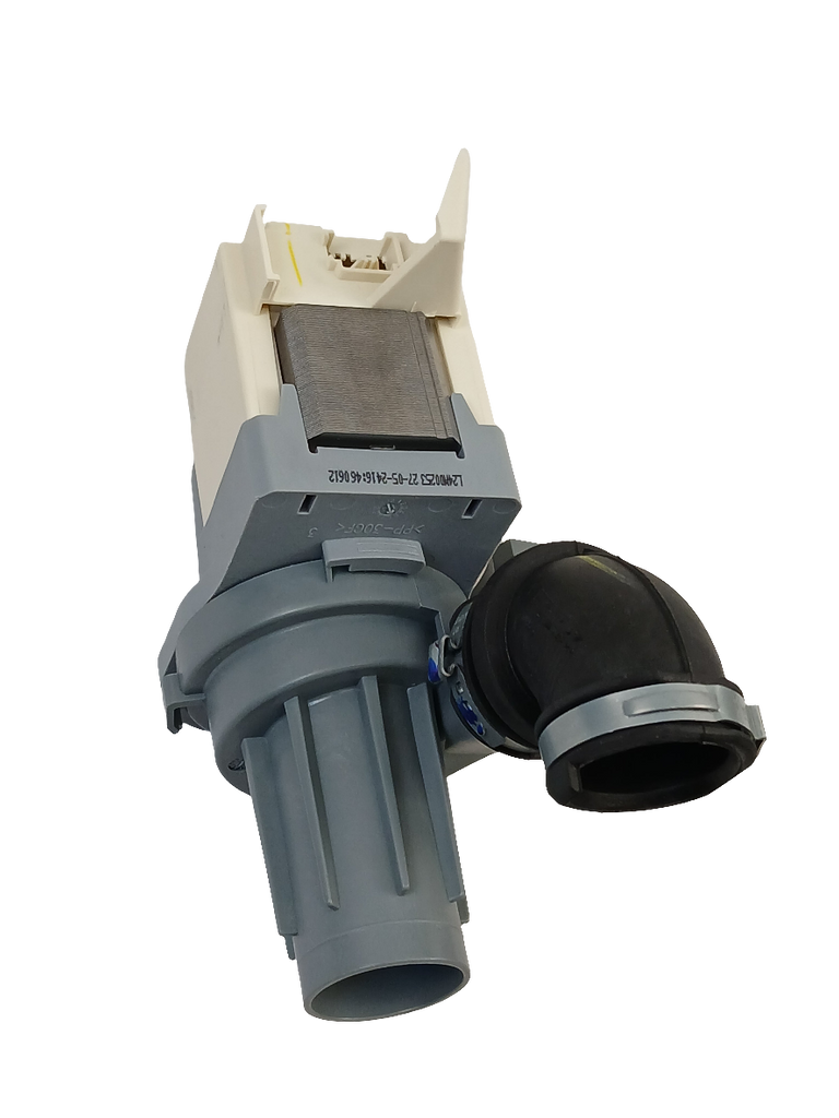 XPart Supply W11612326 dishwasher replacement part pump assembly in gray and white