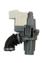Gray and white W11612326 dishwasher replacement part with black hose attachment from XPart Supply