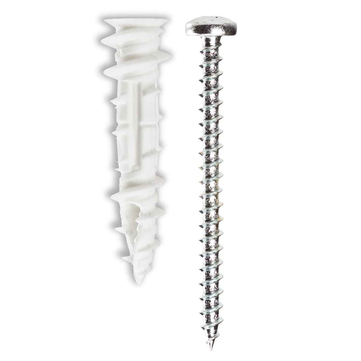 #8 WallGripper Wall Anchor w/ Screw (8 Pack)