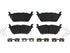 Brake Pad Set 1412-690401