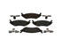 Brake Pad Set 17D967SDH