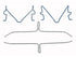 Brake Hardware Kit 1406-66119