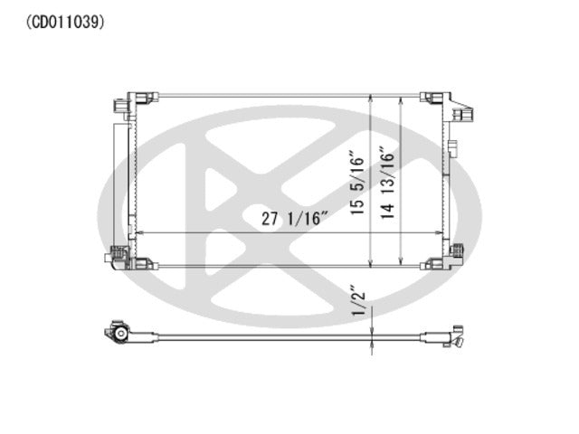 A/C Condenser CD011039