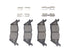 Brake Pad Set BR-1790-B