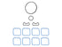 Intake Man. Gasket Set MS97089
