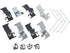 Brake Hardware Kit 1406-429068