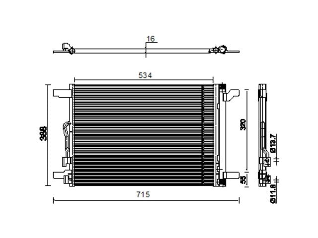 A/C Condenser 70827777NA