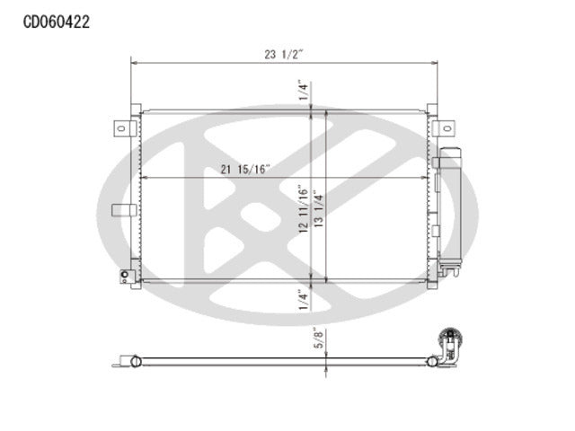 A/C Condenser CD060422
