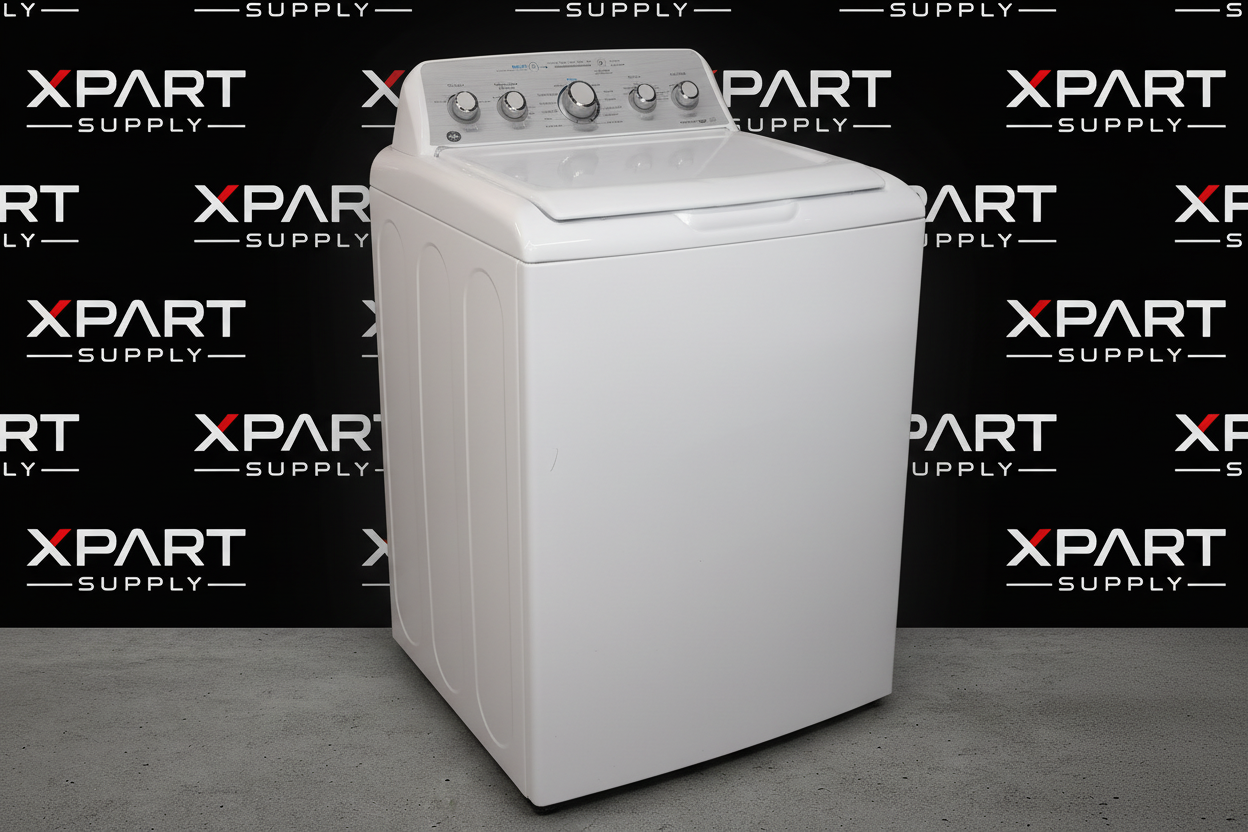 Washing machine with XPart Supply branded background