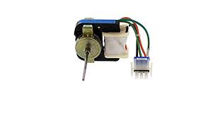 WG03F02225 fridge evaporator fan motor by XPart Supply with wiring connector and mounting bracket
