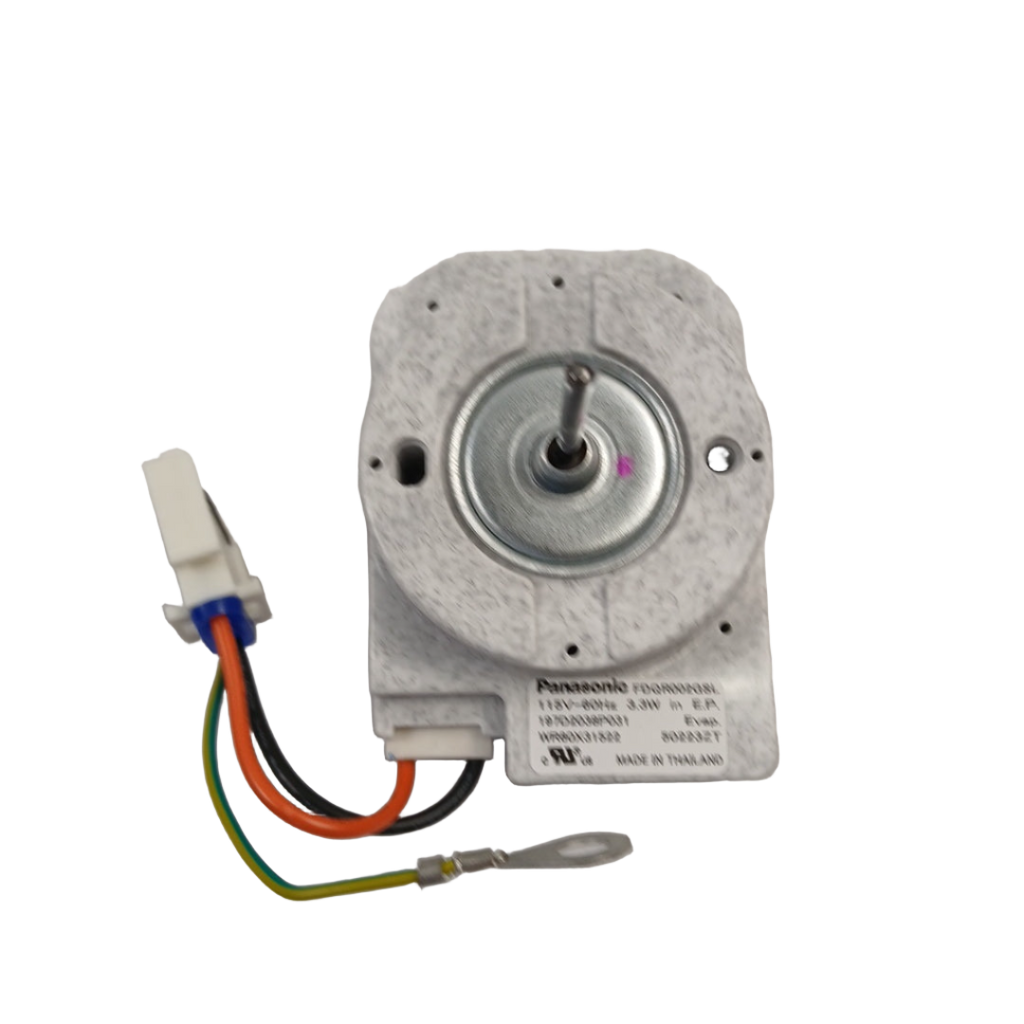 XPart Supply WG03F07855 refrigerator evaporator fan motor with wiring and connector