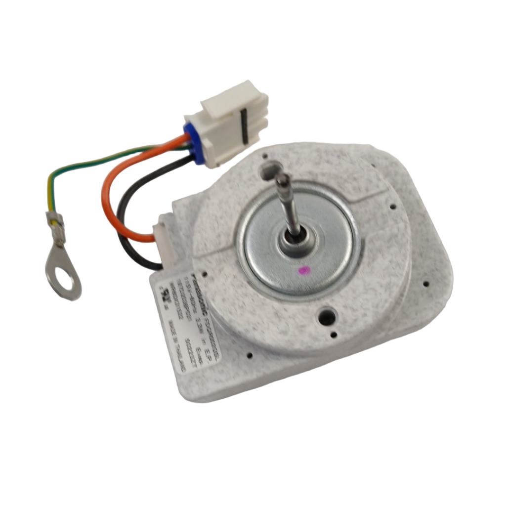 XPart Supply WG03F07855 refrigerator evaporator fan motor with wires and white connector