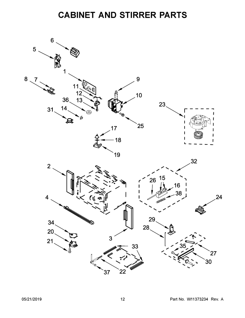 W11568584 Oven Fixed Thermostat - XPart Supply