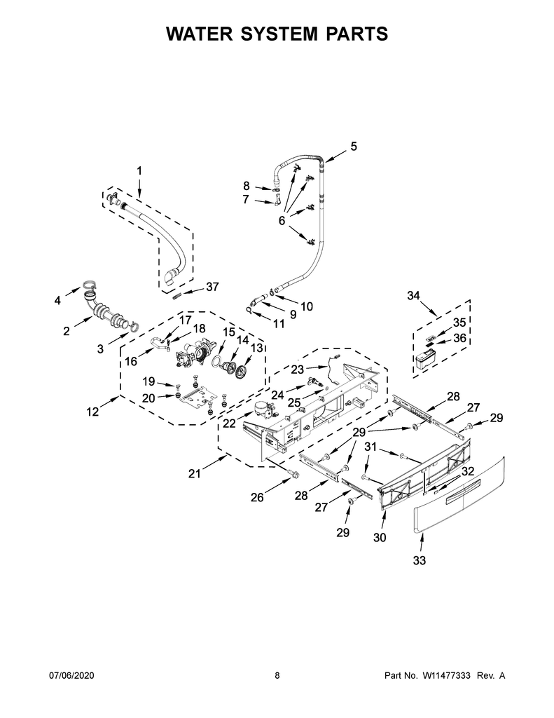 W11321010 Washer Dispenser - XPart Supply