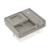 W10861000 dishwasher detergent dispenser replacement gray dual compartment detergent and rinse aid assembly for dishwashers