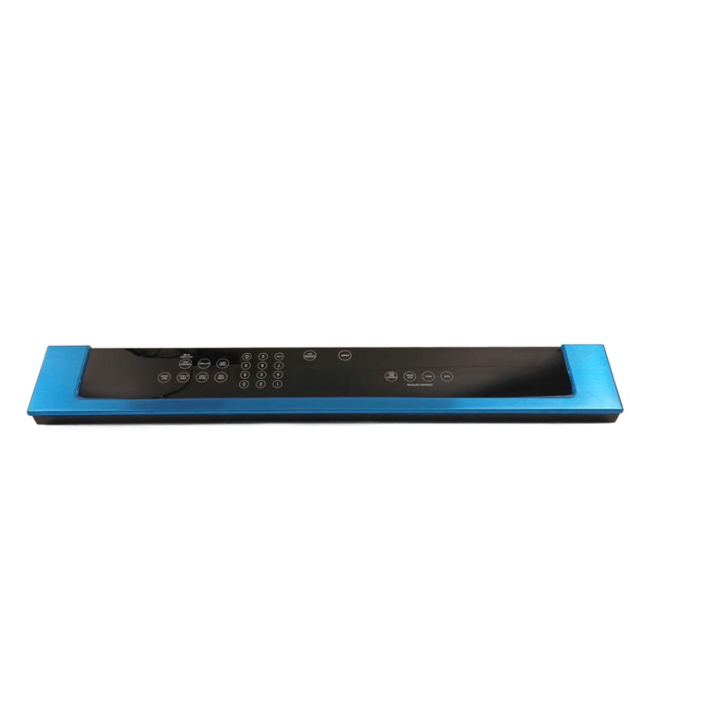 W10864193 wall oven control panel replacement black glass touch control panel with blue protective film