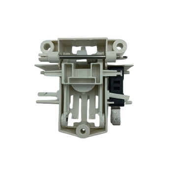 Dishwasher door latch and switch assembly