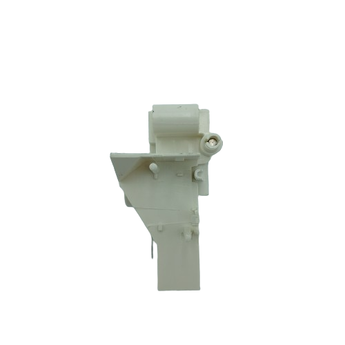 XPart Supply WG04F10172 dishwasher door switch white plastic latch assembly replacement part on black background