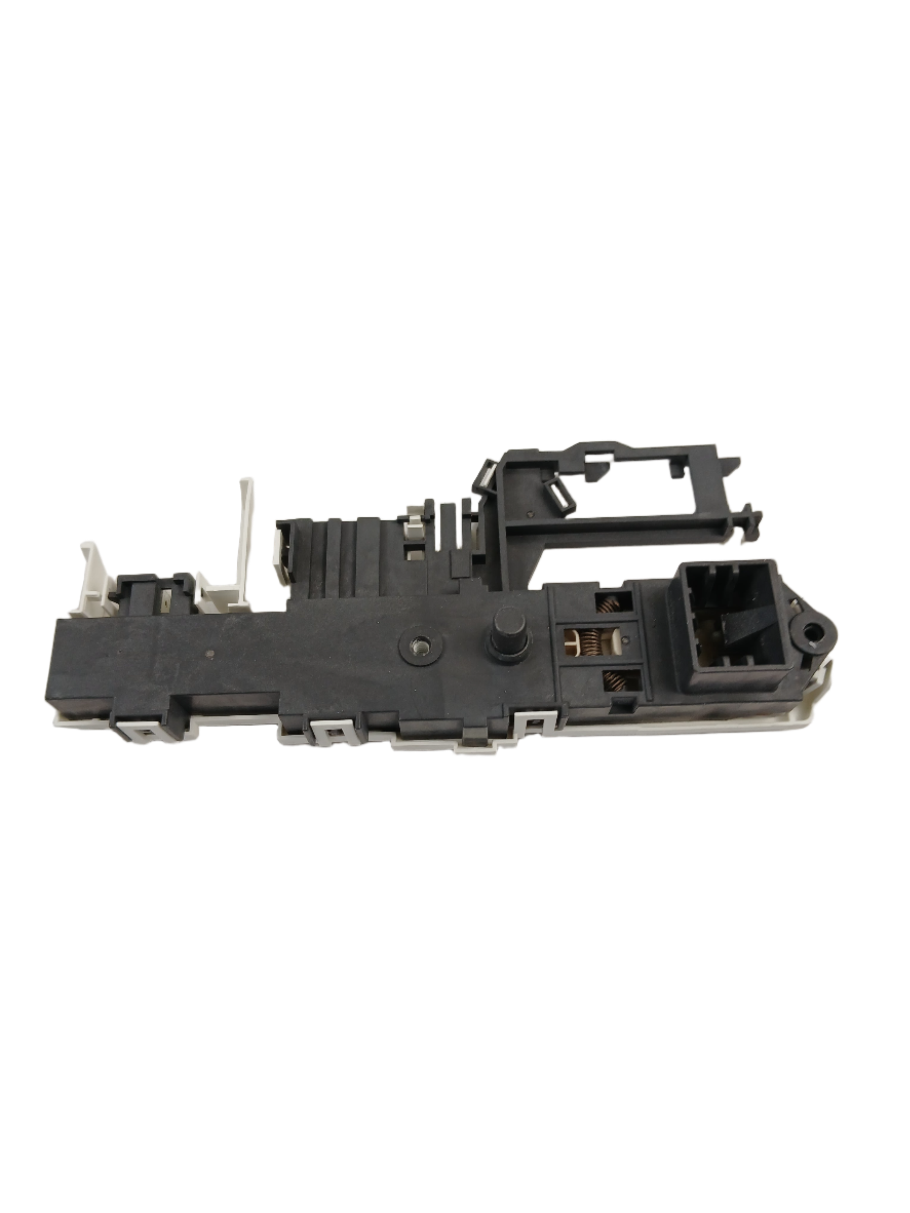 XPart Supply WP8183270 washer door lock assembly black plastic replacement part with electrical connectors