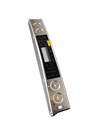 WPW10206079 range control touch panel stainless steel front with digital display and buttons