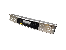 WPW10206079 range control touch panel stainless steel digital display with control buttons and knobs
