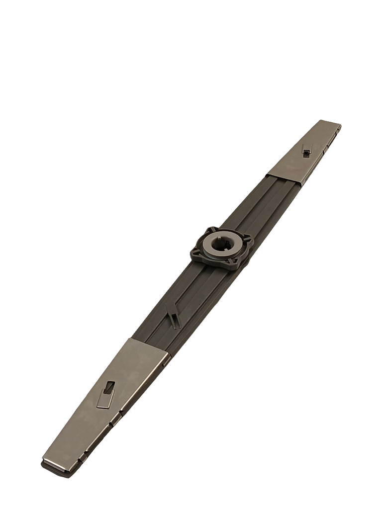 WPW10491331 dishwasher lower spray arm replacement long gray lower spray arm with center mounting hub