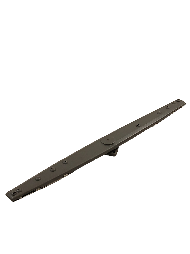 XPart Supply WPW10491331 dishwasher lower spray arm replacement in dark gray plastic with center hub