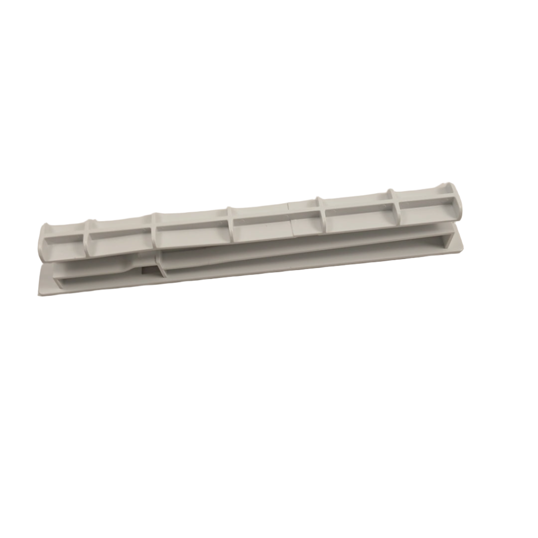 WPW10671238 refrigerator crisper drawer slide rail replacement part XPart Supply white plastic