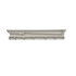 White plastic WPW10671238 refrigerator crisper drawer slide rail replacement part for fridge drawer from XPart Supply
