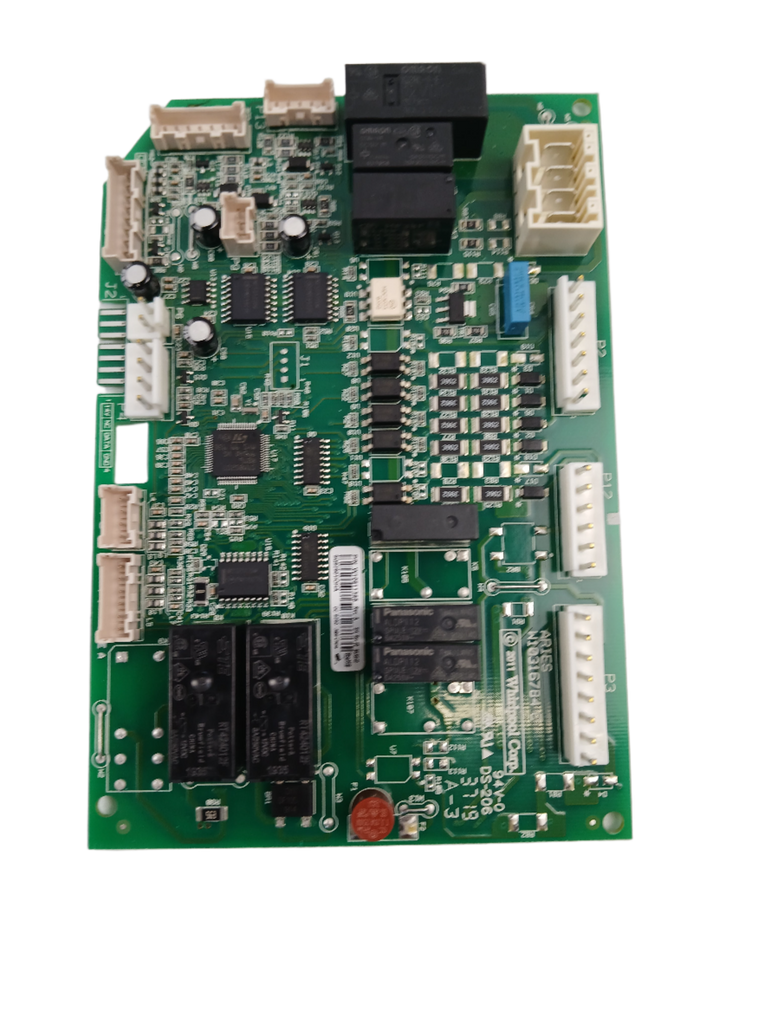 XPart Supply WPW10675033 refrigerator control board replacement green PCB with relays connectors for fridge