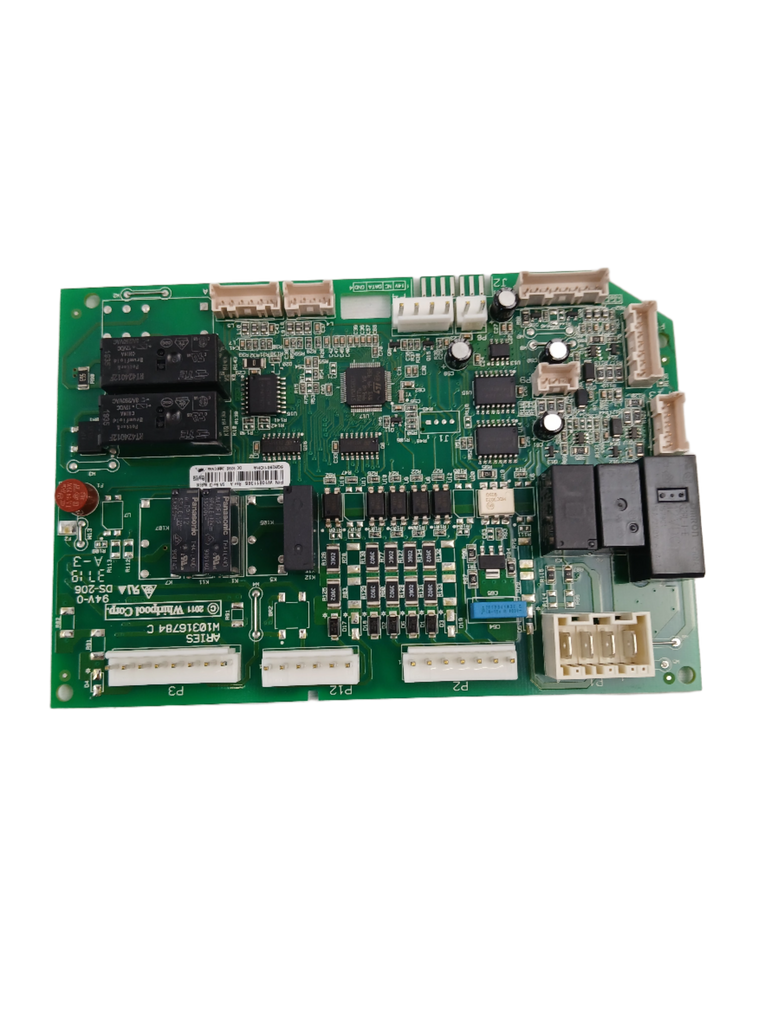 WPW10675033 refrigerator control board replacement green circuit board with connectors and relays by XPart Supply