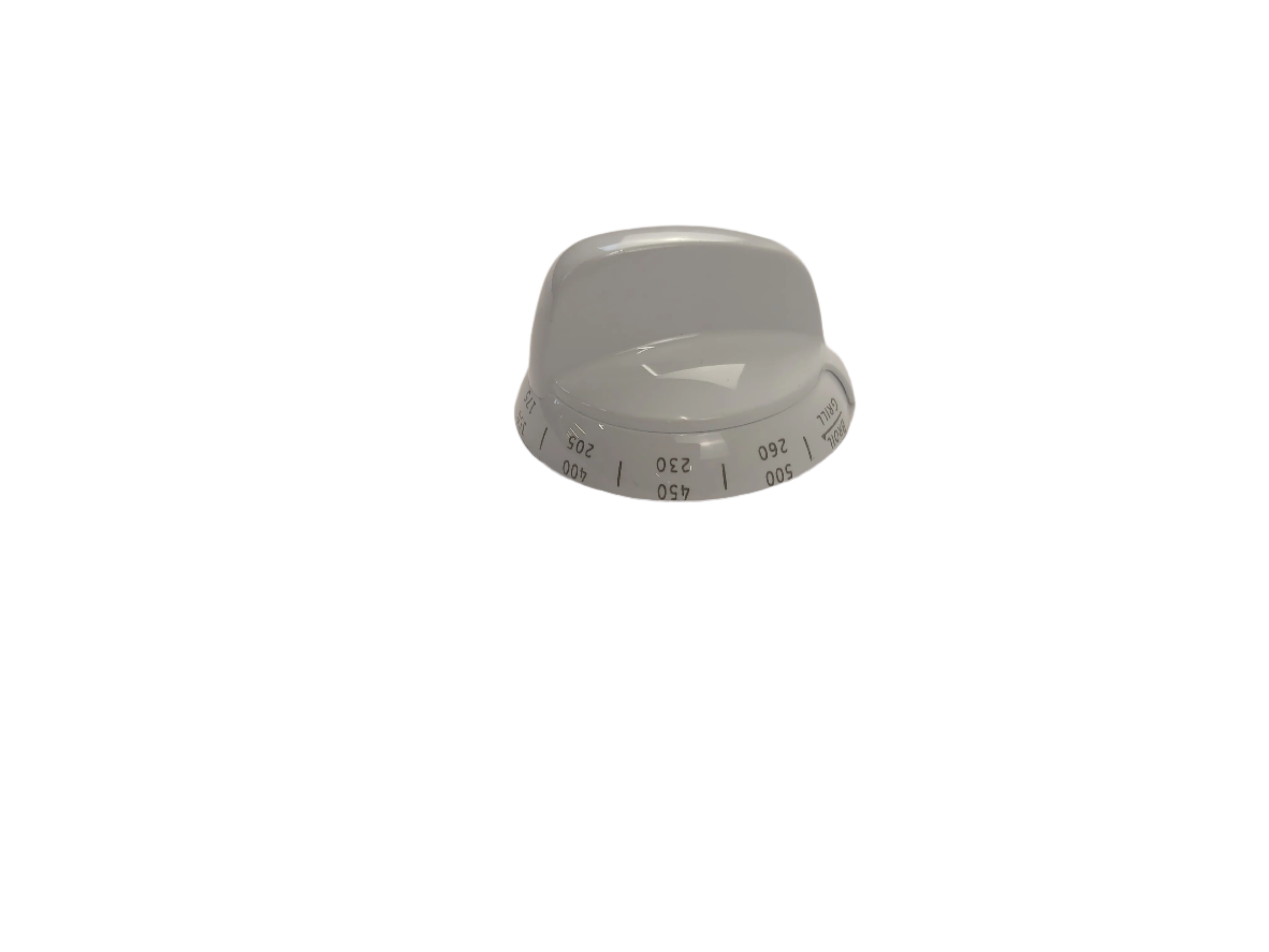 XPart Supply white oven temperature control knob with degree markings