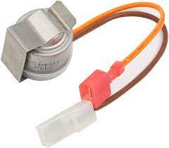 WP10442411 defrost thermostat by XPart Supply with metal sensor and orange wire connector