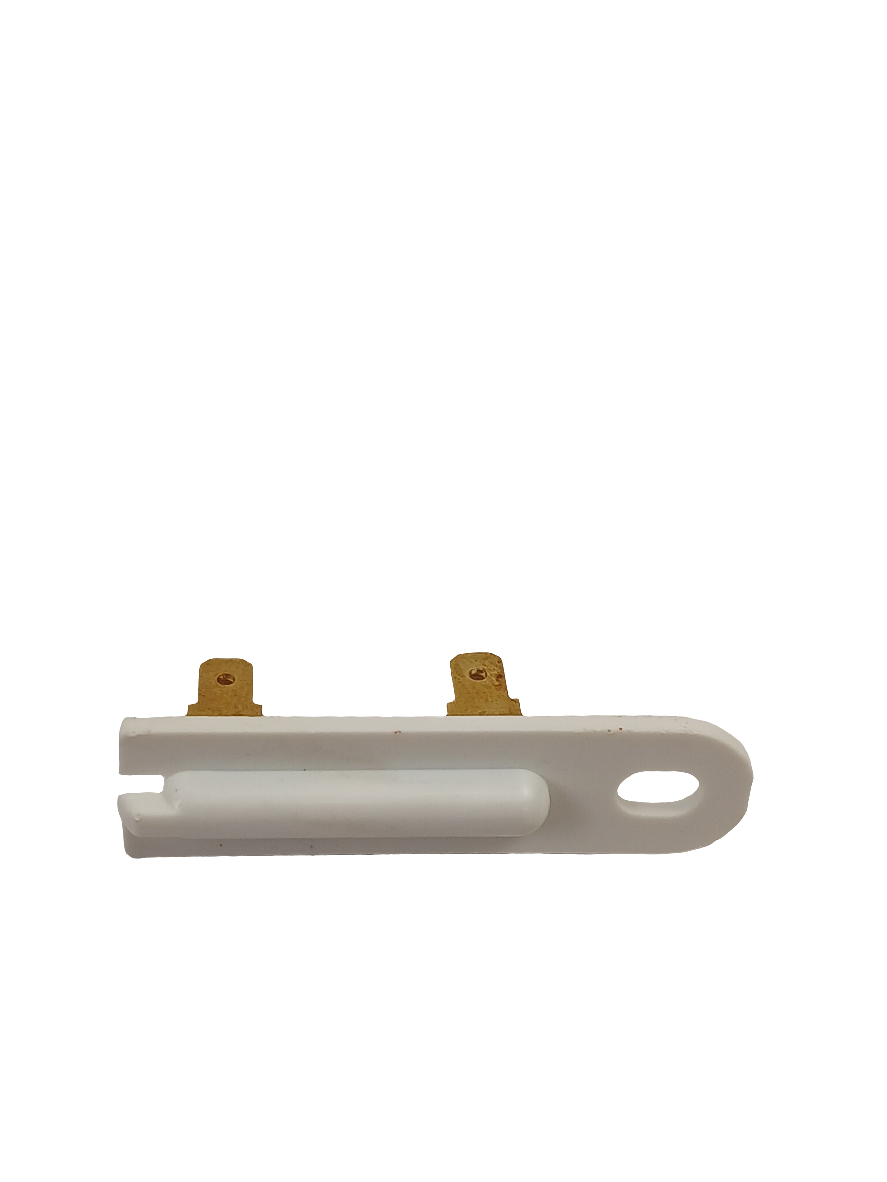 WP3392519 dryer thermal fuse with white plastic body and brass connectors by XPart Supply
