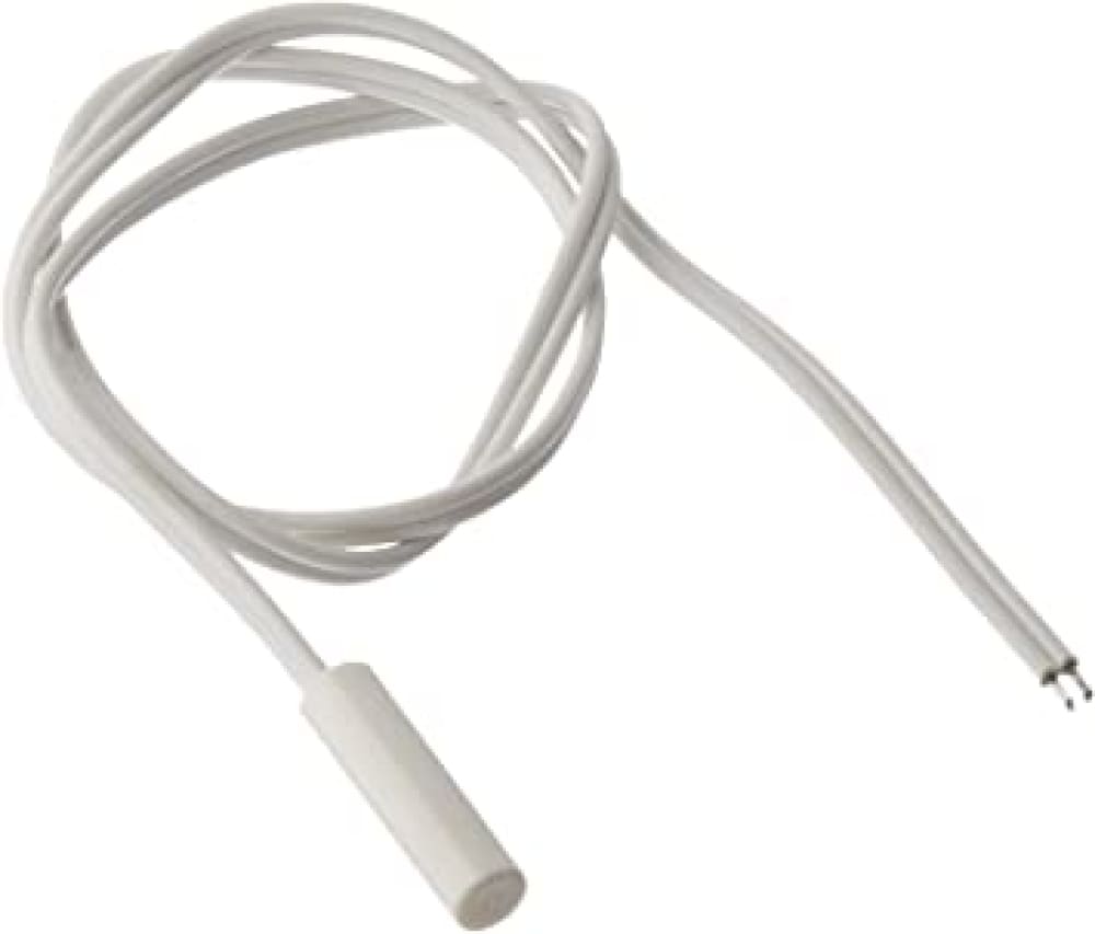 WR01F01730 thermistor for fridge by XPart Supply with white wire and cylindrical sensor