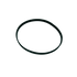 WW01F01756 compatible washer belt by XPart Supply, black replacement washer drive belt
