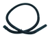 Black flexible WW01F02060 washing machine hose with ribbed design for water drainage