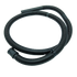 Flexible black WW01F02060 washing machine hose by XPart Supply with corrugated design