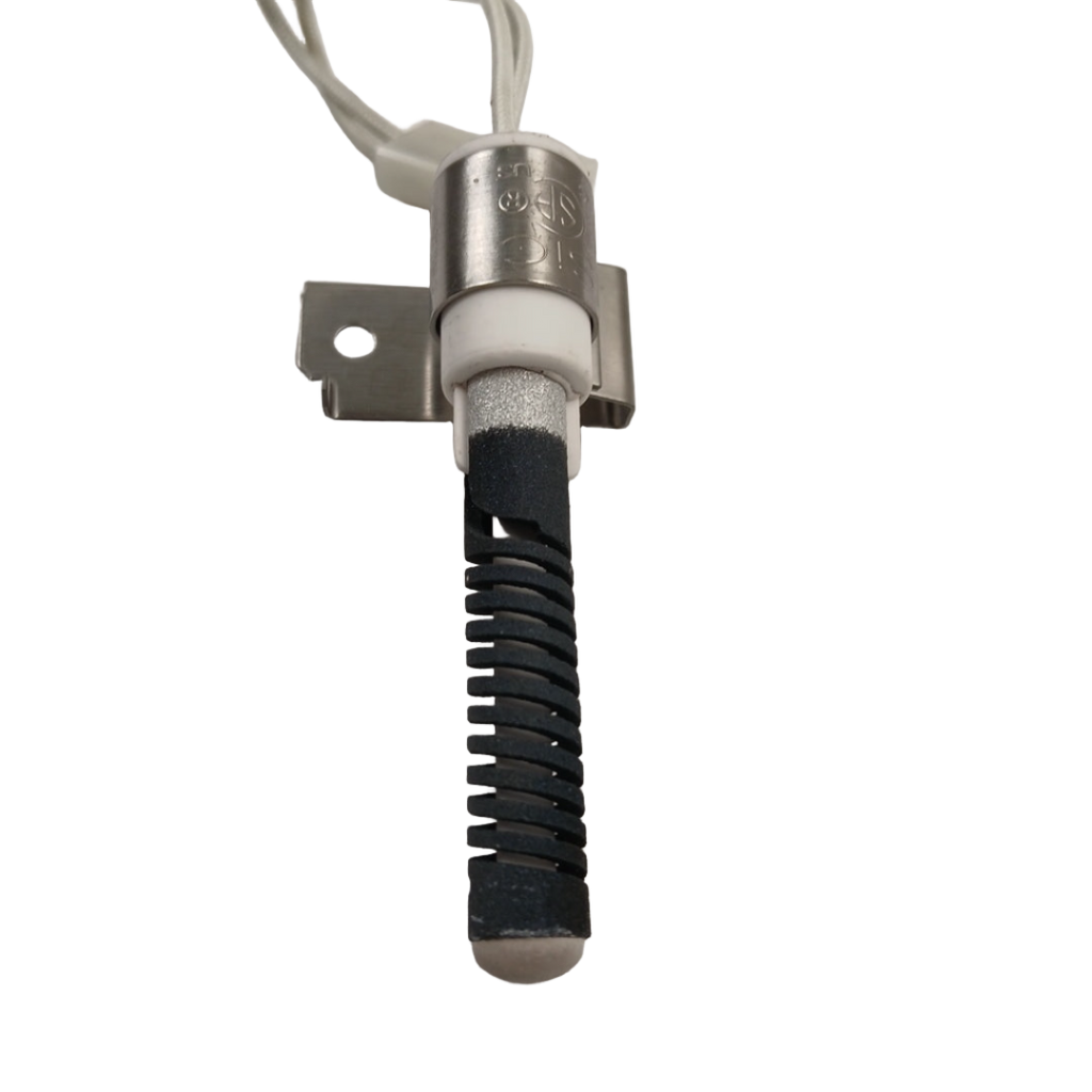 WW02F00740 gas dryer ignitor replacement with metal bracket and white wires by XPart Supply