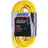 Vinyl Extension Cord, Outdoor, SJTW, 12/3 AWG, 15 A, 50'