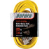 Vinyl Extension Cord with Light Indicator, Outdoor, SJTOW, 12/3 AWG, 15 A, 25'